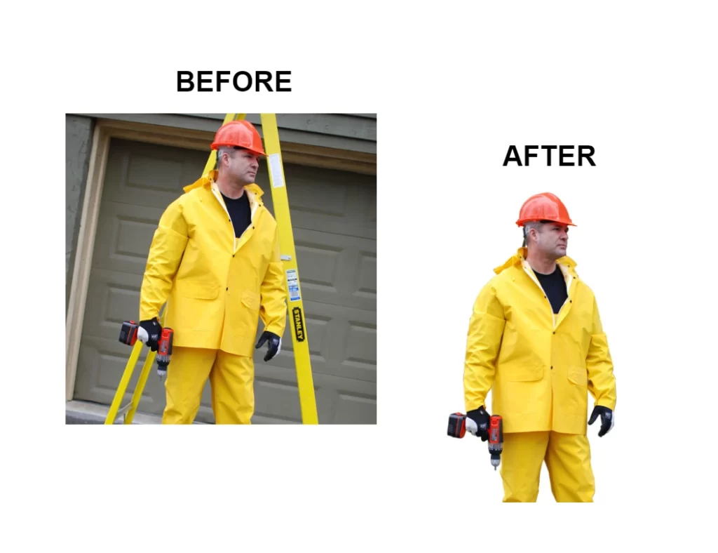Before and After - Stormfront FR Raincoat
